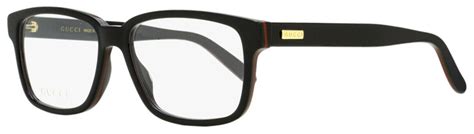 gucci 02720|Gucci Rectangular Eyeglasses GG0272O 005 Black 55mm 272.